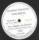 Columbia Telefocal Label