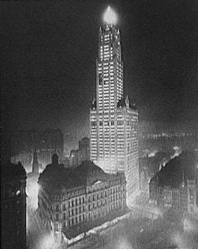 The Woolworth Building At Night