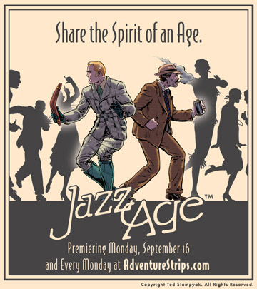 Jazz Age - a new comic strip premiering 9/16/02 - www.adventurestrips.com