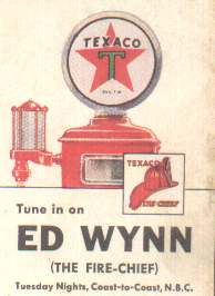 Texaco - Tune In On Ed Winn, Tuesday Nights on NBC
