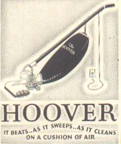 1930 Hoover Vacuum Cleaner ad
