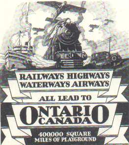 Vintage Ontario, Canada tourism ad
