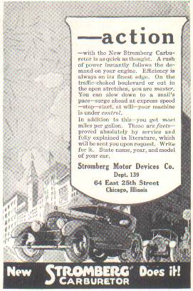 1923 Stromberg Carburetor Ad