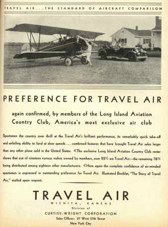 Vintage Travel Air Ad